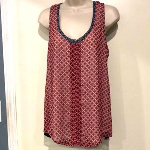 Anthropologie One September Bandana Tank Top
